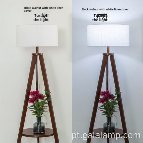 Candeeiro de pé LED nórdico moderno